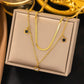 Snake Chain Star Chams Dual Chain Necklace
