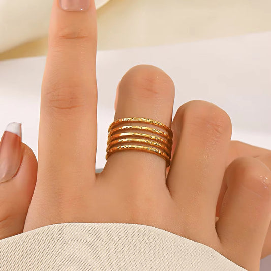 Anti-Tarnish Layered Ring