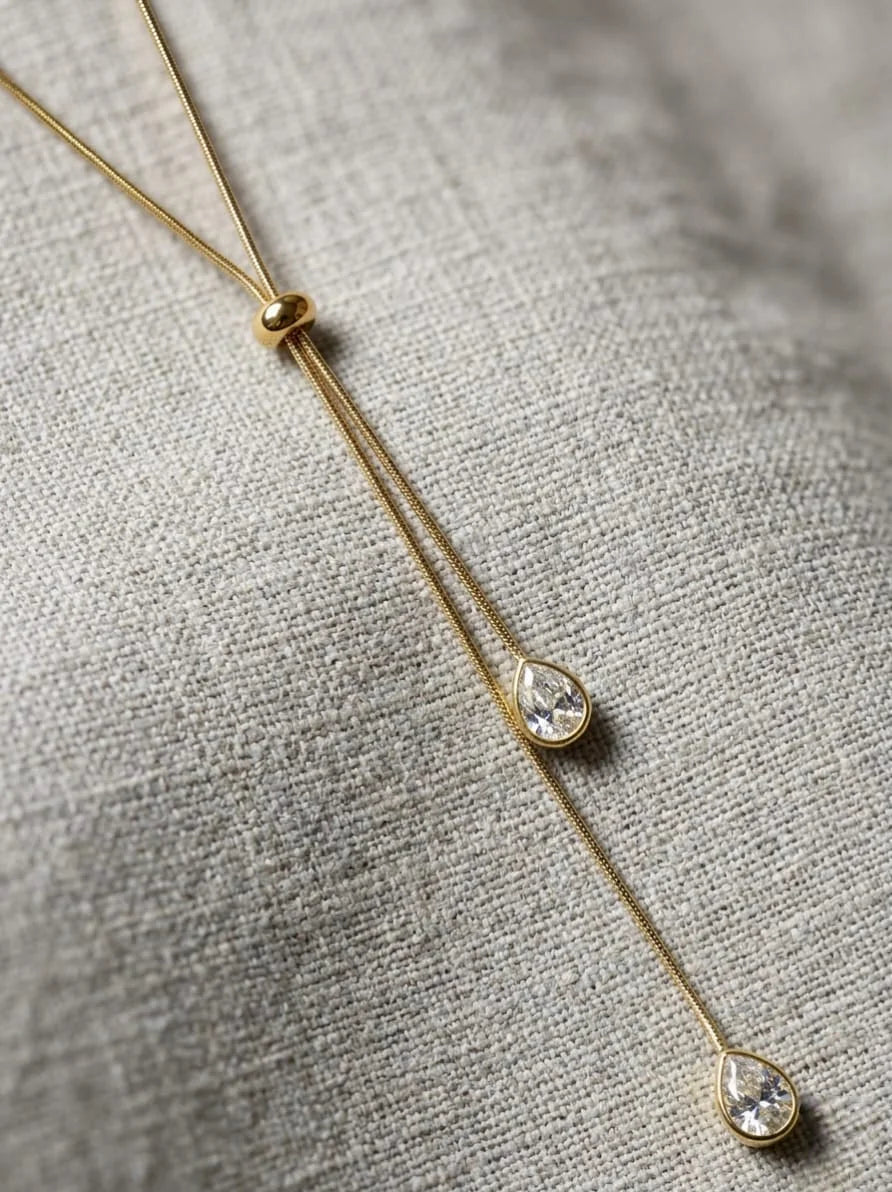 Anti Tarnish Elegant Adjustable Chain Necklace