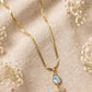 Anti Tarnish Elegant Rose Pendant Chain Necklace