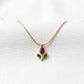 Anti Tarnish Elegant Tulip Minimal Chain Necklace
