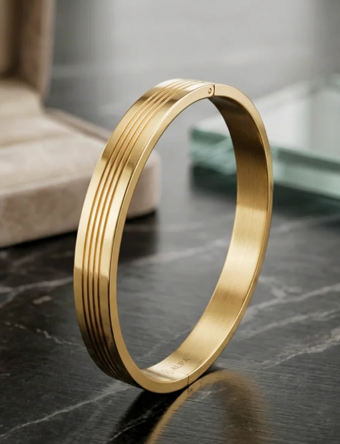Anti Tarnish Elegant Men's Kada Bracelet