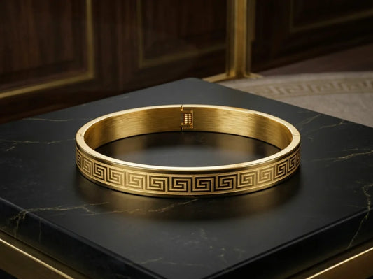 Anti Tarnish Elegant Men's Kada Bracelet