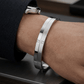 Anti Tarnish Elegant Men's Silver Kada Bracelet