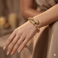 Anti Tarnish Antique Snake Kada Bracelet