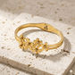 Anti Tarnish Flower Bunch Kada Bracelet
