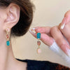Asymmetric Color Vintage Color Studs Earring