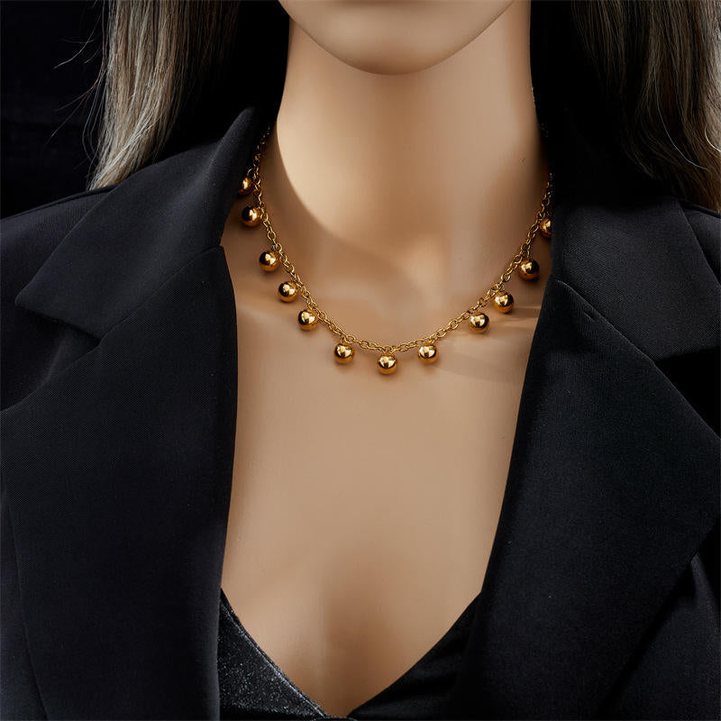 Anti Tarnish Beads Chain Necklace