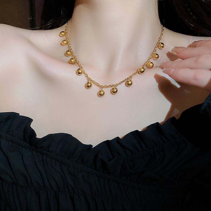 Anti Tarnish Beads Chain Necklace