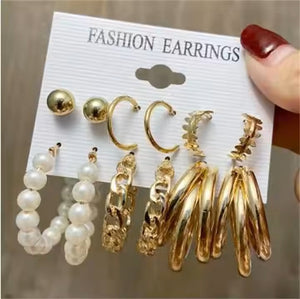 Combo Trendy Earrings 06