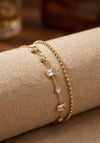 Anti Tarnish Charm Chain Bracelet