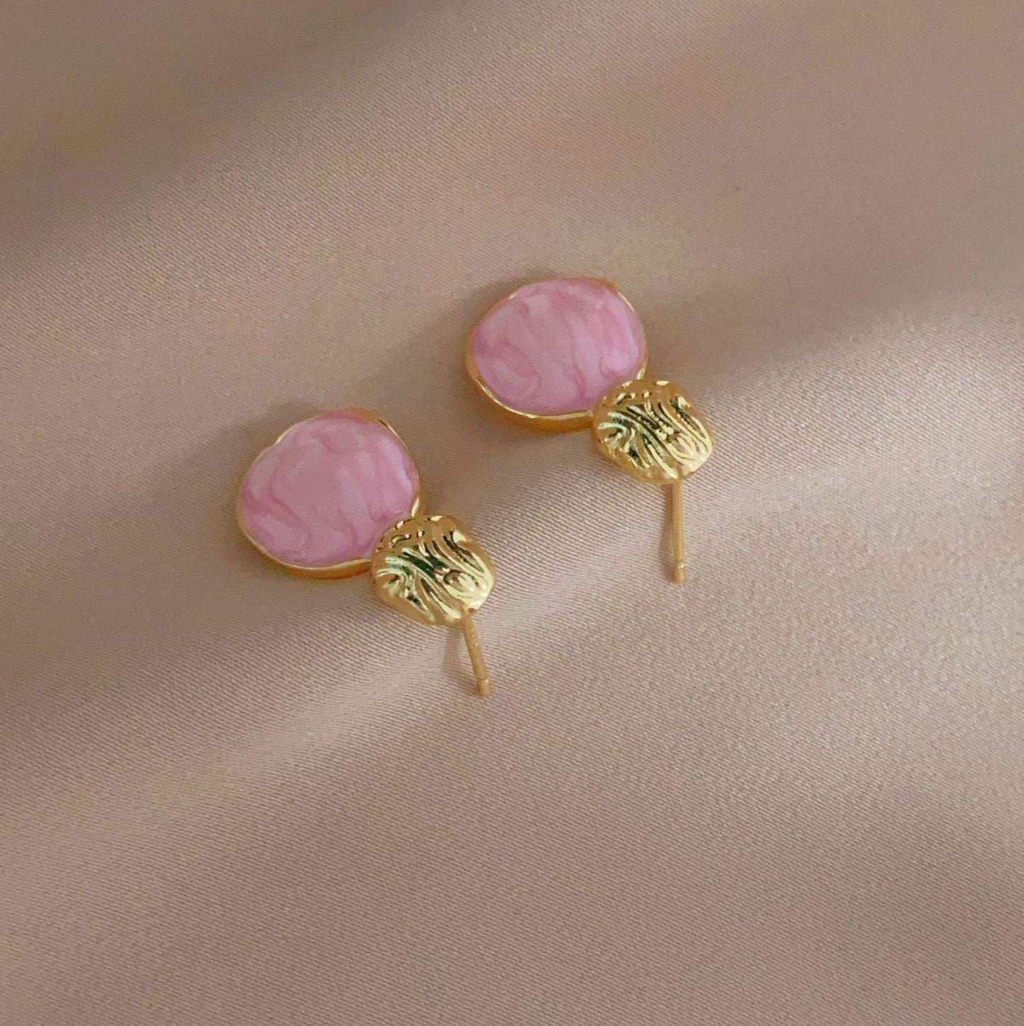 Classic Geometric Alloy Stud Earrings