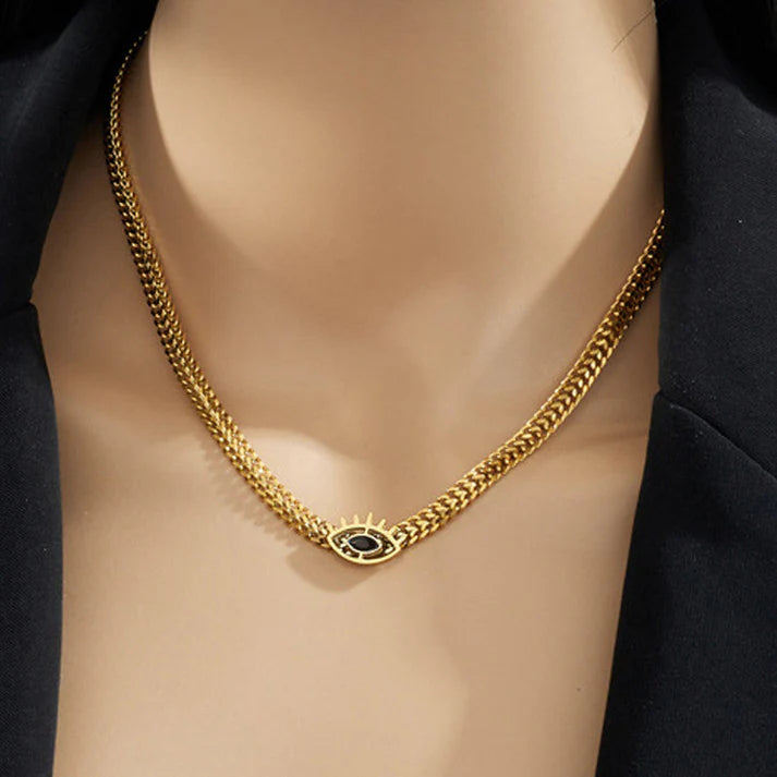 Anti Tarnish Twisted Chain Necklace
