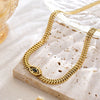 Anti Tarnish Twisted Chain Necklace