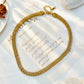 Anti Tarnish Twisted Chain Necklace