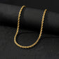 Anti Tarnish Twisted Chain Necklace