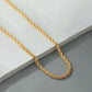 Anti Tarnish Twisted Chain Necklace