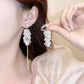 French Elegant Romantic Petal Tassel Earring