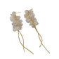 French Elegant Romantic Petal Tassel Earring