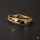 Anti Tarnish Little Hearts Bangle Bracelet