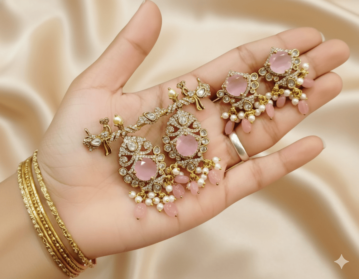 Elegant Modern Gold Plated Mangalsutra V