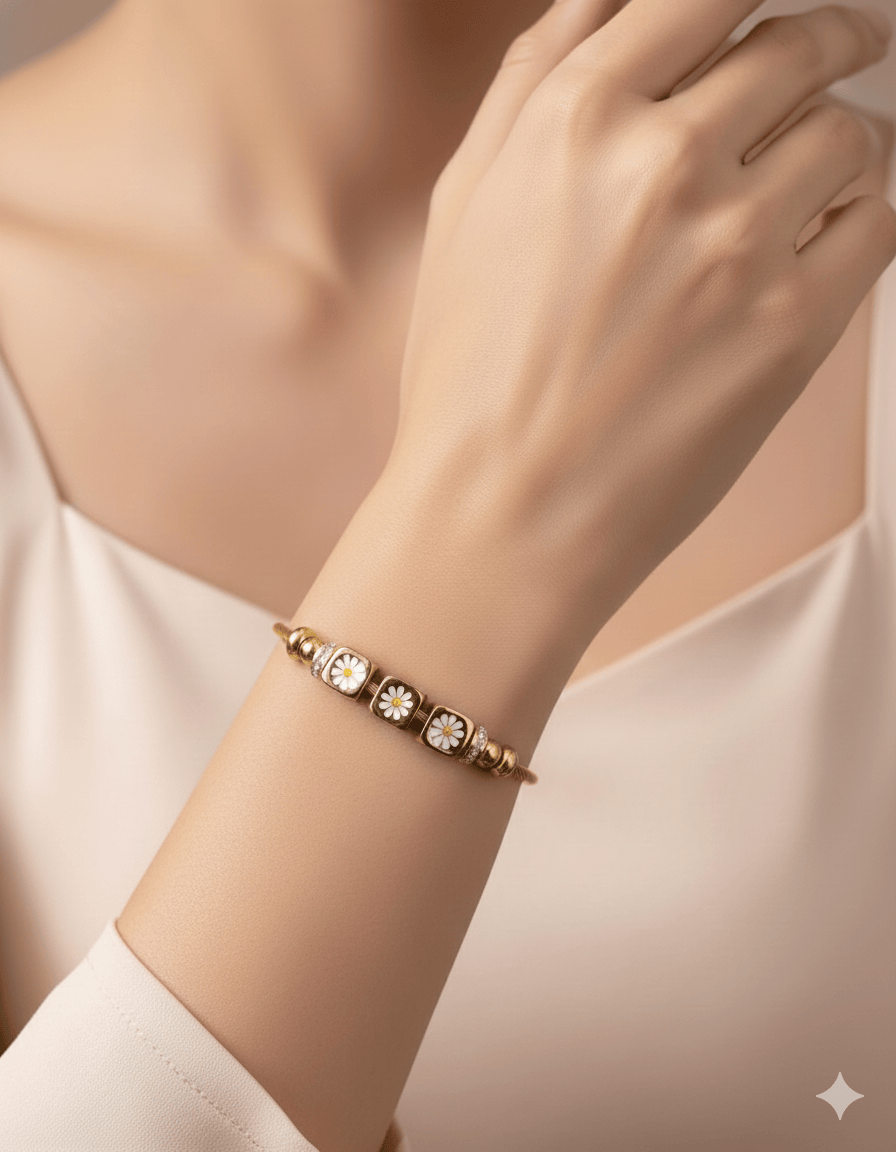 Anti Tarnish Kiyu Ziyu Fancy Baby Bangle Bracelet