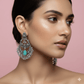 Oxidised Trendy Statement Earring