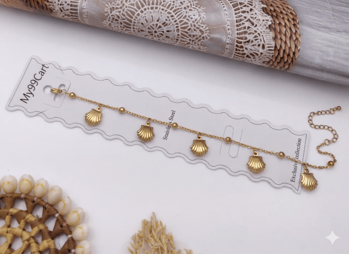 Anti Tarnish Shell Fish Bracelet
