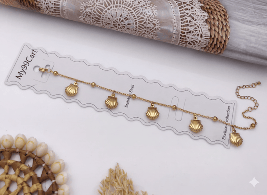 Anti Tarnish Shell Fish Bracelet