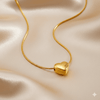 Anti Tarnish Classic Heart Chain Necklace