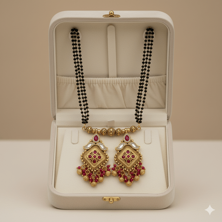 Elegant Gold Plated Rajwadi Mangalsutra II