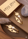 Anti Tarnish Kiyu Ziyu Fancy Baby Bangle Bracelet