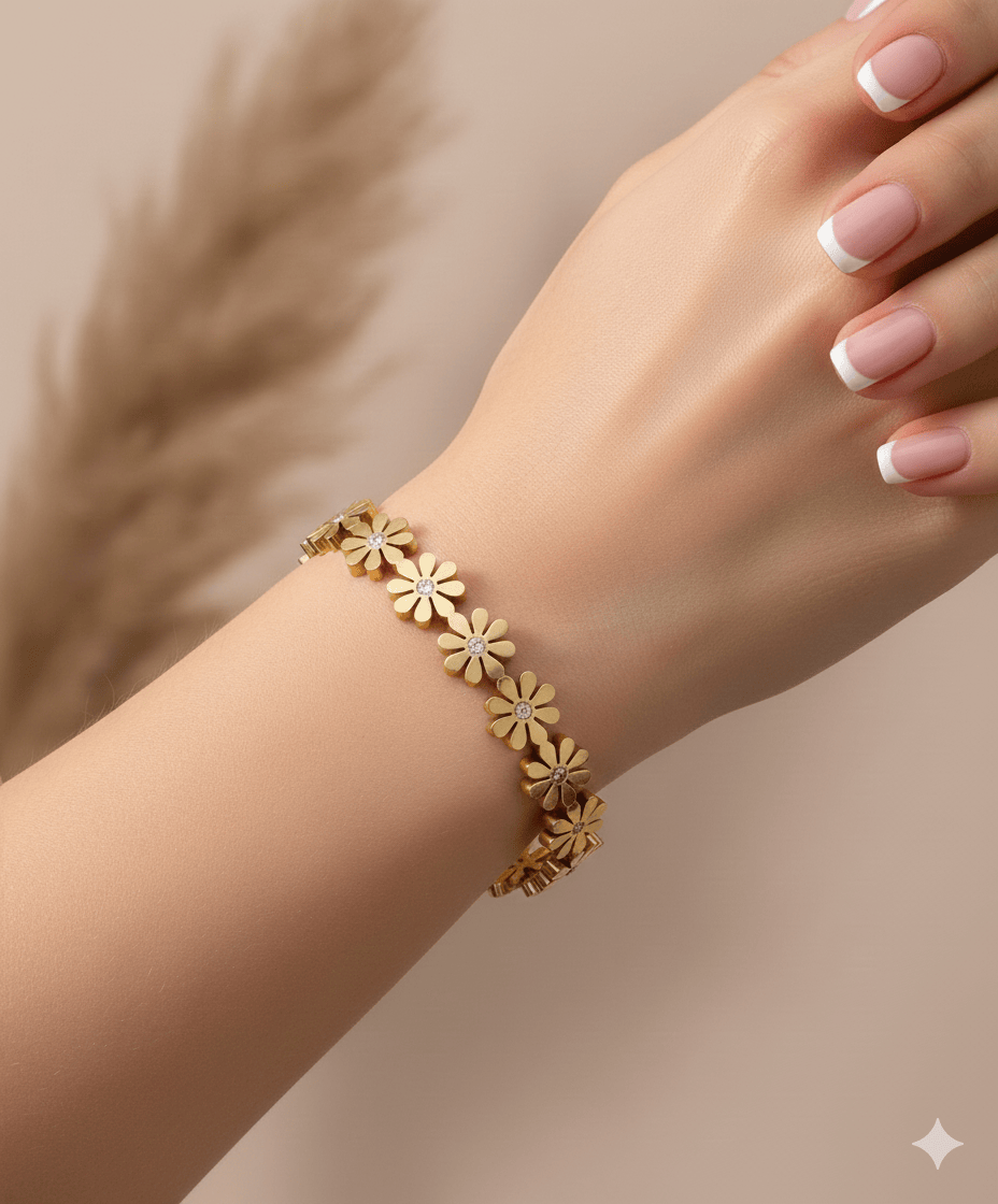 Anti Tarnish Kiyu Ziyu Fancy Bangle Bracelet