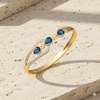 Anti Tarnish Fancy Diamond Bangle Bracelet