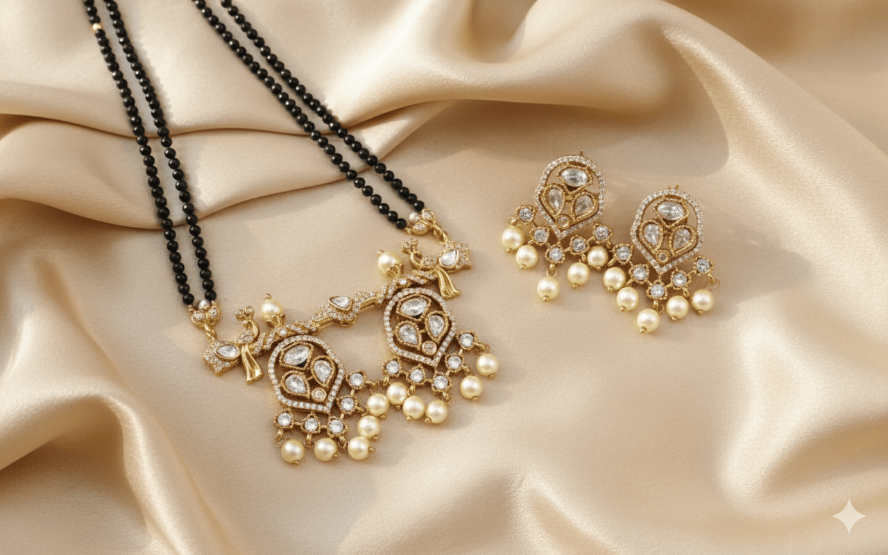 Elegant Modern Gold Plated Mangalsutra IV