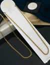Anti Tarnish Klitz Plain Chain Necklace