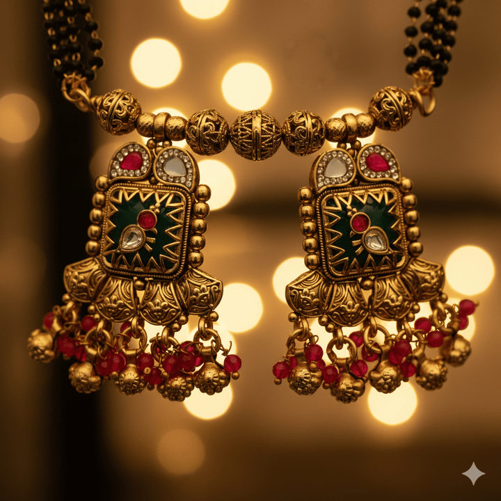 Elegant Gold Plated Rajwadi Mangalsutra