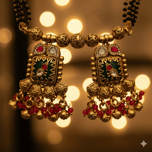 Elegant Gold Plated Rajwadi Mangalsutra