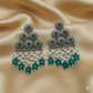 Oxidised Trendy Statement Earring