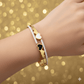 Anti Tarnish Little Hearts Bangle Bracelet