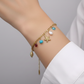 Anti Tarnish Colored Sea Shell Hanging Bracelet