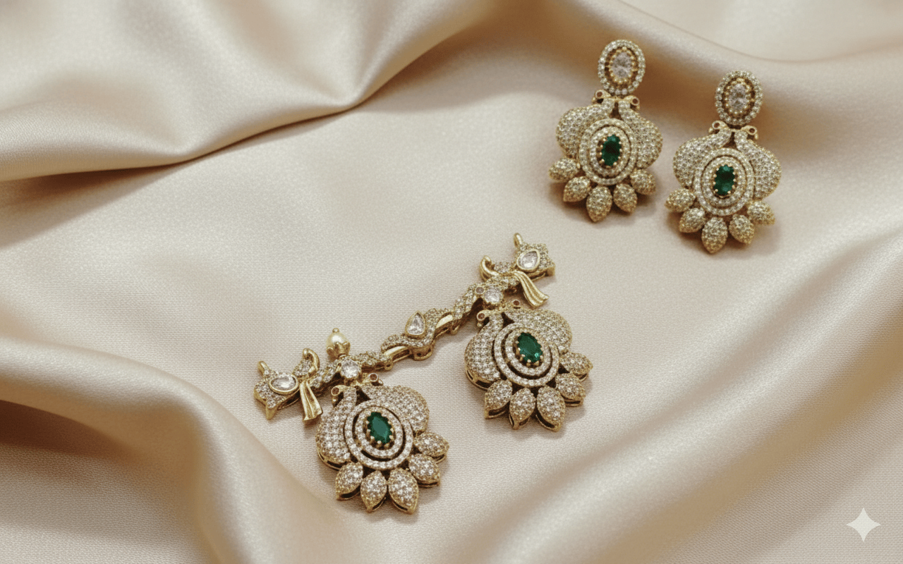 Elegant Modern American Diamond Mangalsutra VII