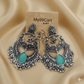 Oxidised Trendy Statement Earring