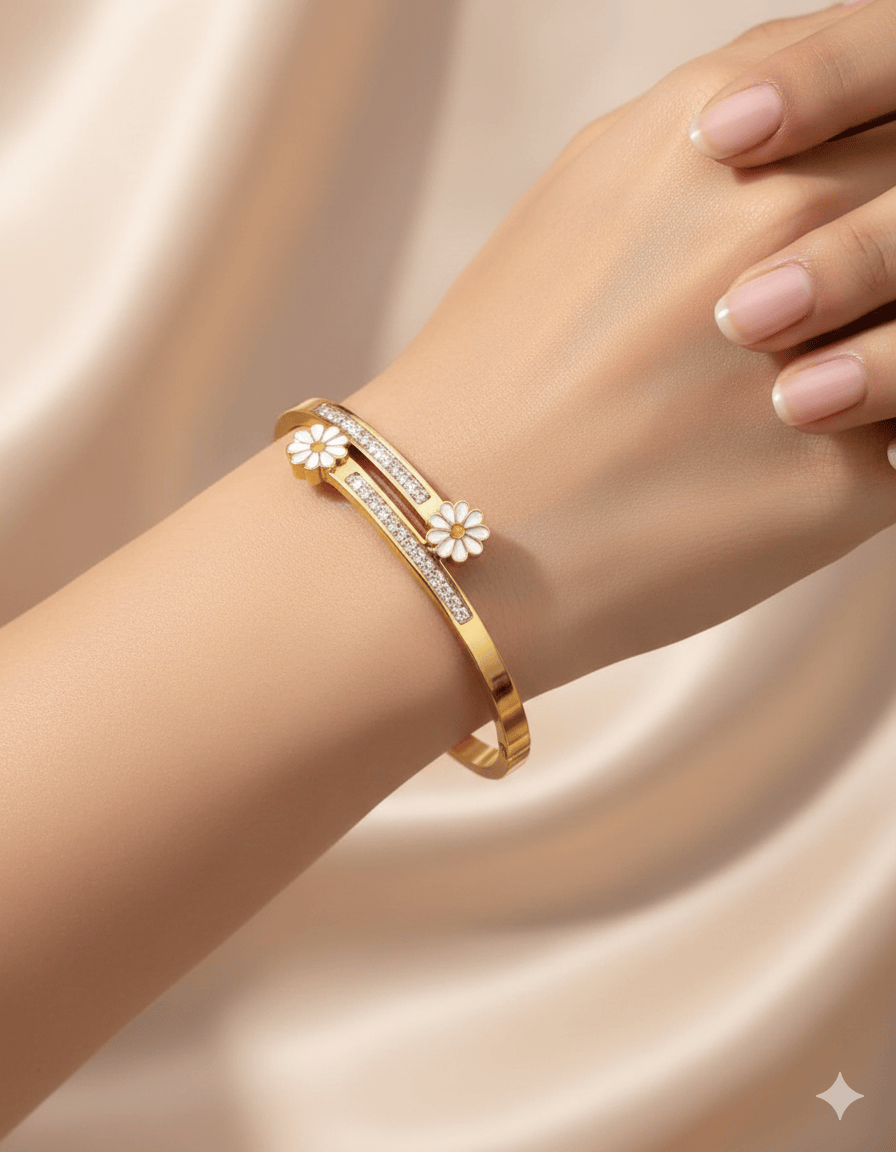 Anti Tarnish Kiyu Ziyu Fancy Baby Bangle Bracelet