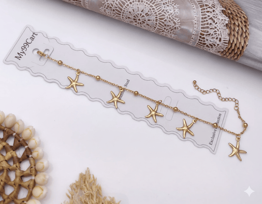 Anti Tarnish Star Fish Bracelet