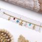 Anti Tarnish Colored Sea Shell Hanging Bracelet