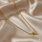 Anti Tarnish Classic Single Golden Beads Chain Necklace