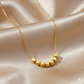 Anti Tarnish Golden Little Beads Necklace