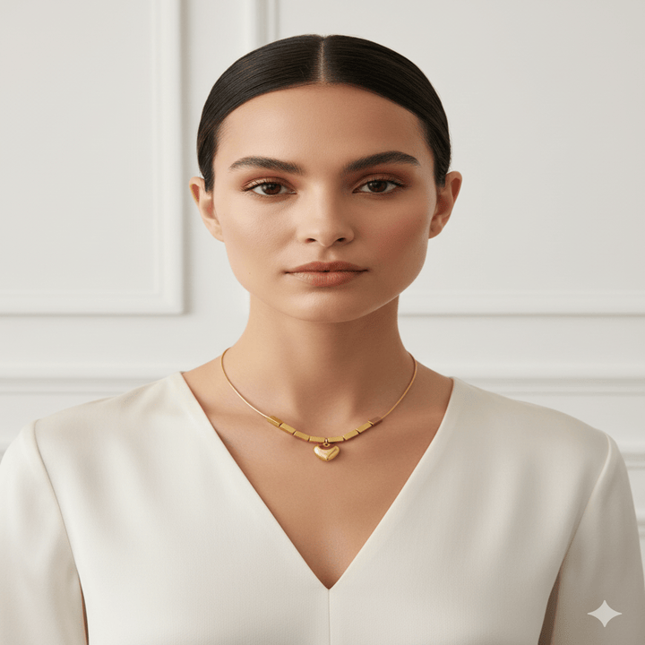 Anti Tarnish Classic Heart Necklace