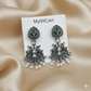 Oxidised Trendy Statement Earring